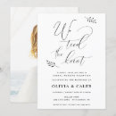 Search for casual wedding reception invitations We eloped