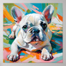 Recherche de bouledogue français art Illustration de bouledogue