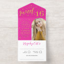 Search for stars sweet 16 invitations Starry