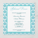 Search for damask rehearsal dinner invitations Pattern