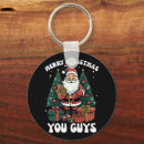 Search for snow men keychains Santa
