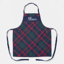 Search for red and green aprons For her