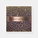 Recherche de empreinte de léopard serviettes Élégant