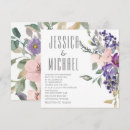 Search for pink and purple wedding invitations Flowers