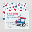 Search for train valentines day cards Choo choo train