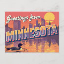 Search for minneapolis postcards City skyline