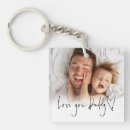 Search for 1 dad square keychains Heart