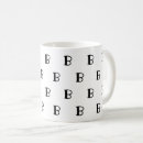 Search for bold letters mugs Initial