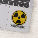 Search for radioactive sign stickers Yellow