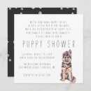 Search for new puppy invitations Watercolor