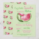 Search for watermelon birthday invitations One in a melon