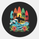 Search for surfing lover stickers Board