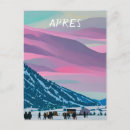 Search for snow mountains postcards Illustration
