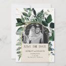 Search for botanical wedding save the dates Greenery