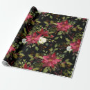 Search for red floral wrapping paper Poinsettia