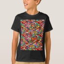Recherche de drapeaux du monde enfant tshirts Porcelaine