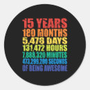 Search for 15 stickers Years