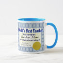 Search for number one teacher mugs Funny
