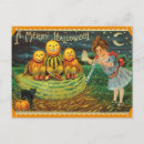 Search for pumpkin halloween cards Vintage