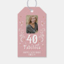 Search for 40th birthday gift tags Elegant