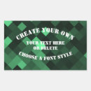 Search for big game stickers Green