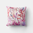 Search for coral color pillows Abstract