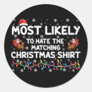 Search for hate christmas stickers Xmas