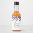 Search for mini liquor bottle labels Watercolor flowers