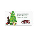 Search for doberman pinscher return address labels Pet