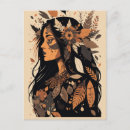 Recherche de femme indienne cartes postales Portrait