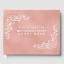 Search for retirement party guest books Pink