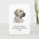 Search for labrador fathers day cards From the dog