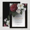 Search for red black and white gold invitations Roses