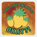 Recherche de oscillation autocollants Ananas