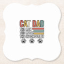 Search for funny cat coasters Fathersdaygifts