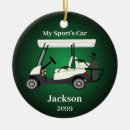 Search for golf cart ornaments Sports