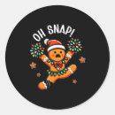 Search for funny gingerbread man stickers Holiday special offer