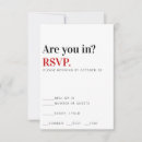 Recherche de vegas wedding rsvp cards Noir et blanc