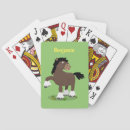 Search for cartoon horse playing cards Illustration