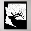 Search for state shape posters Elk
