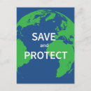 Search for protect earth postcards Globe