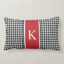 Recherche de pied de poule s coussins Monogramme