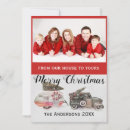 Search for trailer christmas cards Red