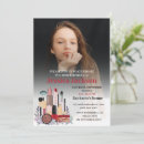 Search for lipstick birthday invitations Dress up