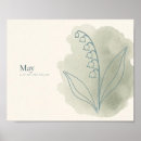 Search for lily of the valley art May birth flower