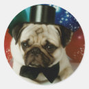 Search for pug birthday stickers Party