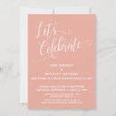 Recherche de rose de corail invitations Calligraphie