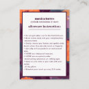 Search for aftercare business cards Lash bar