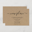 Search for rescheduled wedding invitations Rustic