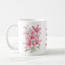 Search for pink stargazer lily mugs Watercolor